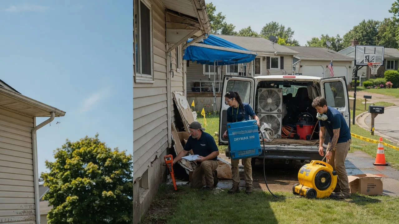 Ceiling Leak Cleanup in Springboro, OH near me